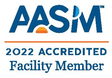 AASM 2022 accredited facility member logo